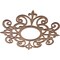 Ekena Millwork Dijon Wood Fretwork Pierced Ceiling Medallion, Walnut, 20"OD x 6 1/2"ID x 1/4"T CMWP20X20X0250DIWA - alternate 4